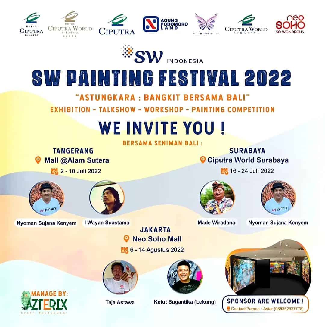 SW PAINTING FESTIVAL 2022 Celebrating Bali's Artistic Brilliance SW